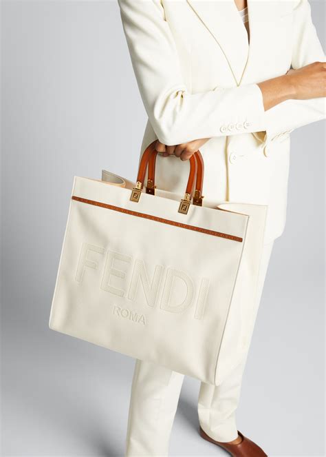 fendi sunshine large tote|fendi sunshine shopper medium.